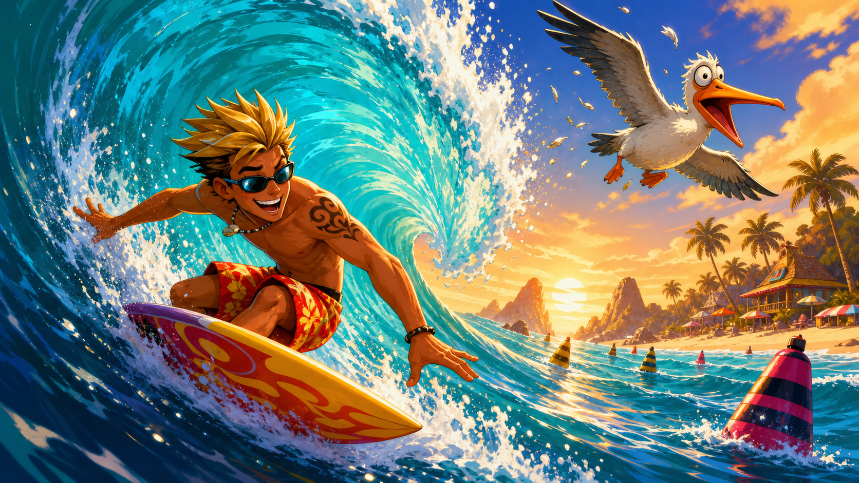 Surf's Up surfing gameplay